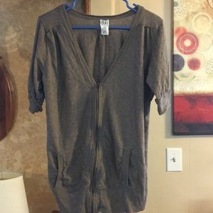 Duo Maternity zip cardigan